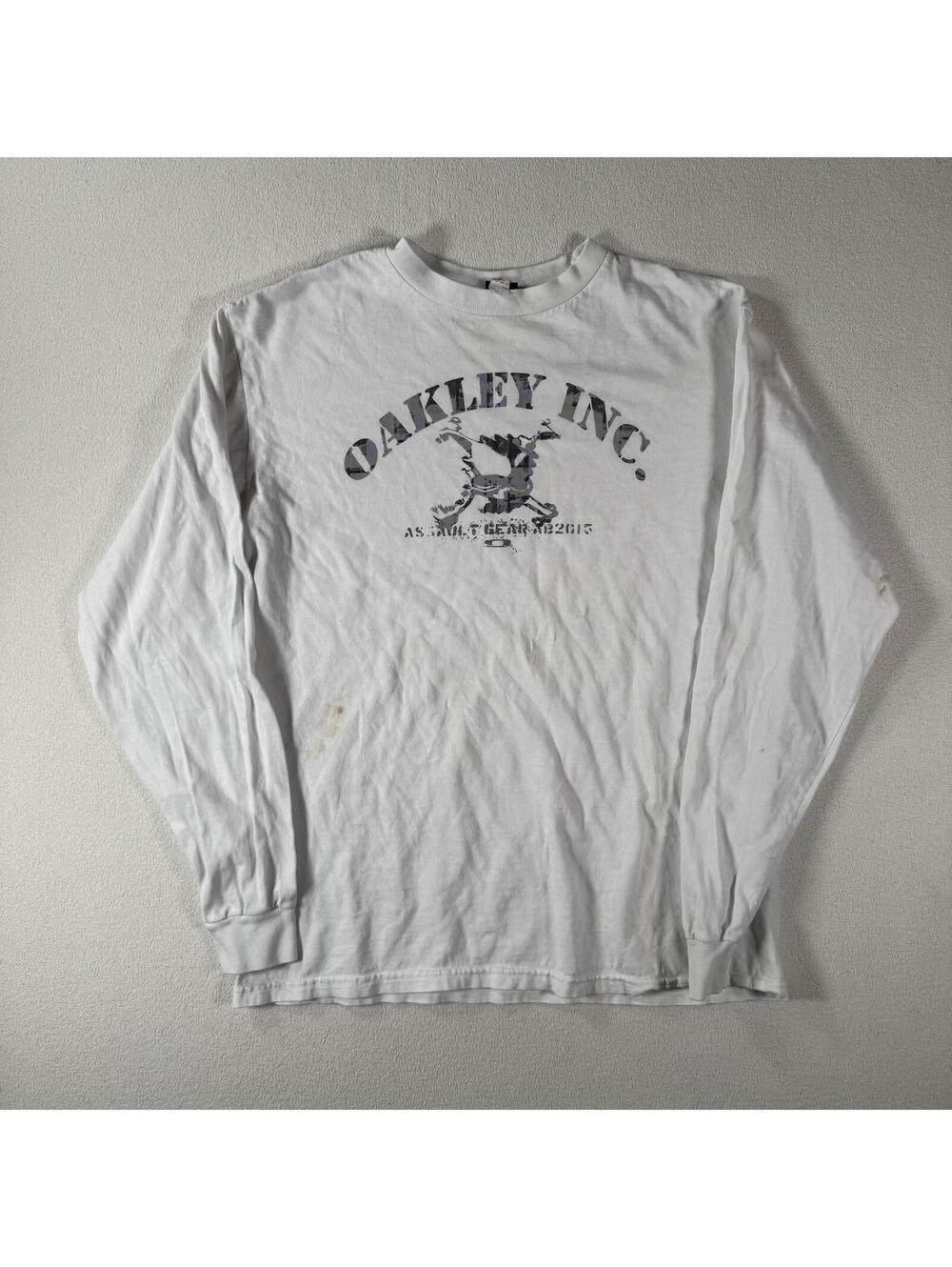 Vintage Y2K Oakley Software Assault Gear Longsleeve Shirt
